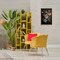 Stupell Industries Realistic Colorful Floral on Black Black Framed Floater Canvas Wall Art, design by Creative Studio